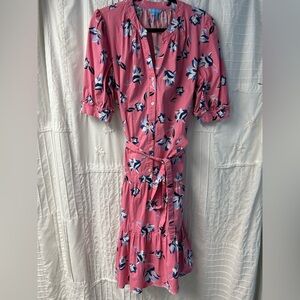 Draper James Pink Floral Dress - XL - Excellent Condition